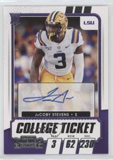 2021 Panini Contenders Draft Picks College Ticket JaCoby Stevens #227 Auto nd3