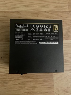 Fractal Design Ion SFX 500G 500w Full Modular Power Supply w/ Ultraflex Cables