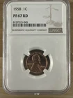 1958 Penny NGC PF 67