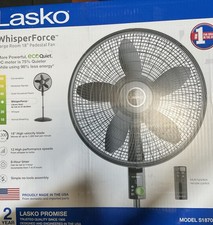 Lasko Oscillating 18-inch Ecoquiet Dc Motor 12-speed Pedestal Fan Lasko Oscillating 18-inch Ecoquiet Dc Motor 12-speed Pedestal Fan