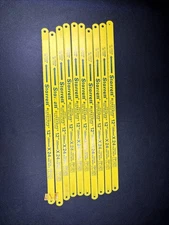 [QTY 10] Starrett BS 1224 Bluestripe Hacksaw Blade 12"/300mm 24TPI HSS Bimetal