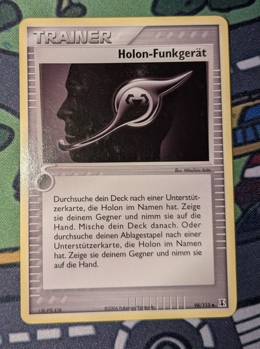 Holon-Funkgerät 98/113 ex Delta Species deutsch Pokemon Karten Good