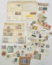 90+ Vintage Stamp Collection Estate Lot Mint Hinged & Used Worldwide