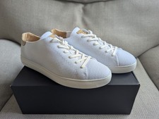 Clae Bradley Knit Sneakers White Size 8