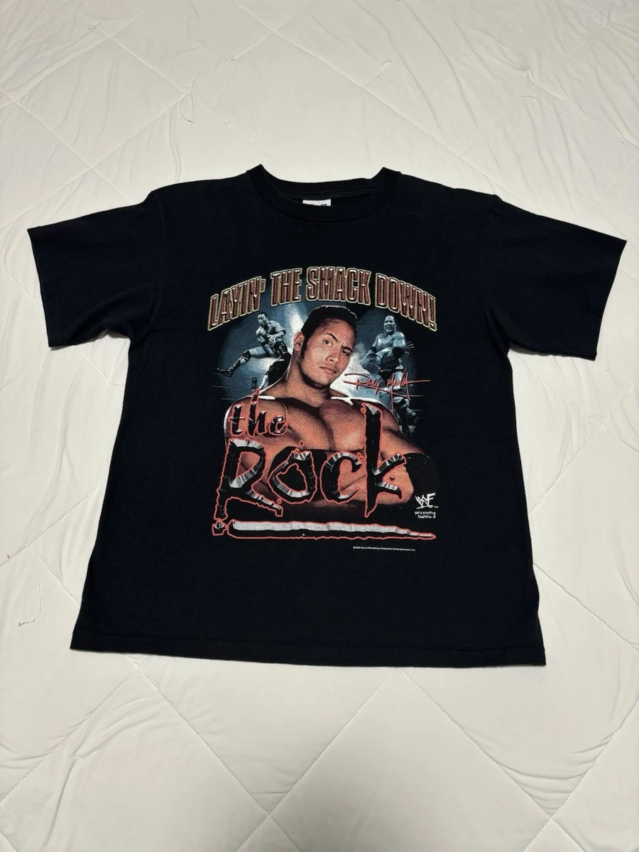 The Rock WWF Wrestling Shirts for sale | eBay