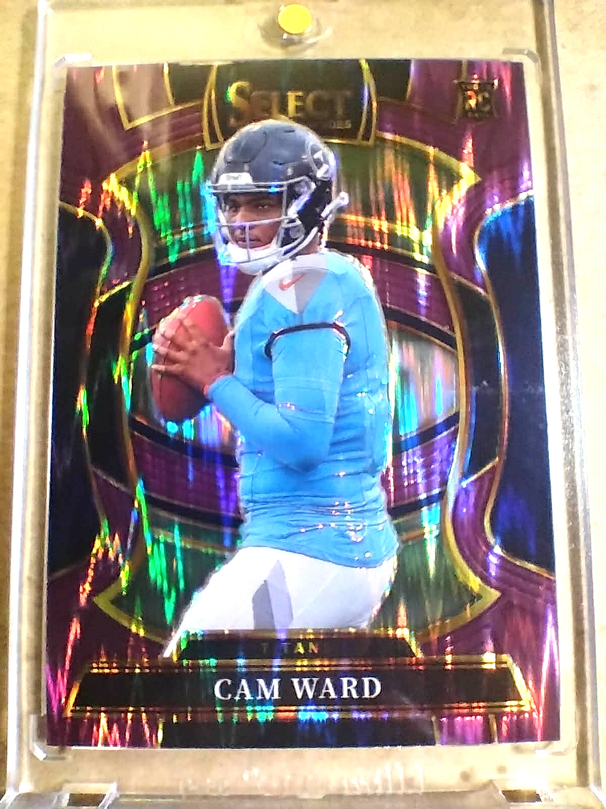 2025 Cam Ward Panini Select Rookie Concourse Purple Shock Prizm RC /699 MINT🔥🔥