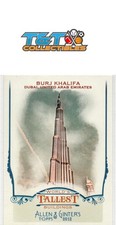 Burj Khalifa 2012 Topps Allen & Ginter World's Tallest Buildings #WTB1 11a