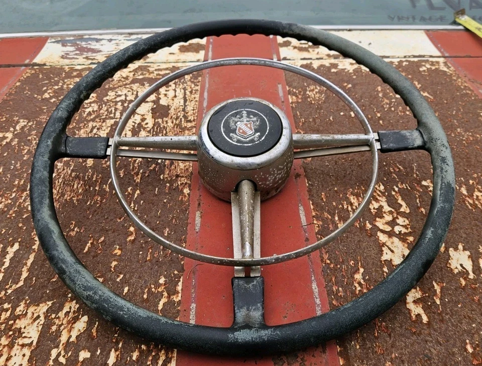 Used OE 1947-1953 Buick 18" Banjo Steering Wheel Super Roadmaster Special 1950 - Image 2 of 4