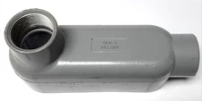 KILLARK OLB-4 Size 1 1/4" Aluminum Conduit Body OLB 4 CONDUCTOR Size 3 #2 AWG
