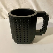 Build-on Brick Coffee Mug Novelty Cup Compatible with LEGO Creative DIY