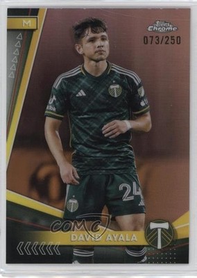 2024 Topps Chrome MLS Rose Gold Refractor 73/250 David Ayala #98 y0i