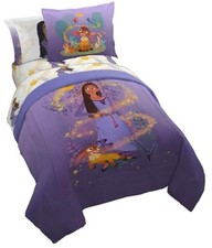 Disney Wish Asha 7-Piece Full Bed in a Bag Set Comforter Reversible white 9213 