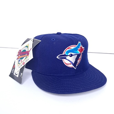 #ad #ad Vintage 90s Toronto Blue Jays Hat New Era Diamond Pro Model 7 1 4 Wool USA $49.97