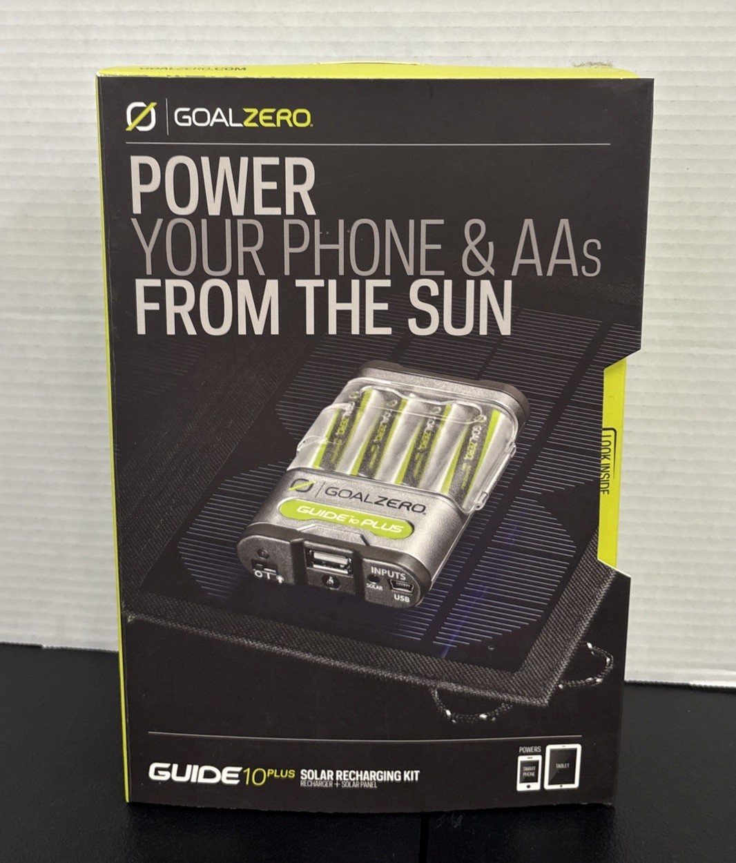 Goal Zero Guide 10 Plus Solar Charging Kit Recharger $ Solar