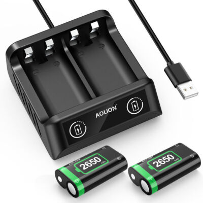 2x Rechargeable Battery Charging Dock For Xbox One Xbox