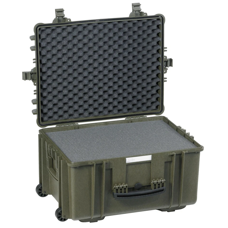 Explorer Cases 5833 Hard Case MIL Green with Pelican 1620 Foam & Wheels   - Image 3 of 4
