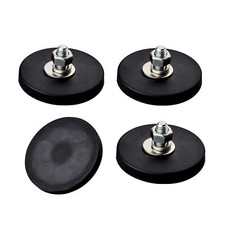 Lot de 4 aimants ronds pour clairage avec filetage m le M6 fixation magn tique