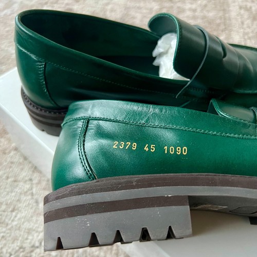 Common Projects Loafer - Green w/ Lug Sole Size 45 - Picture 5 of 8