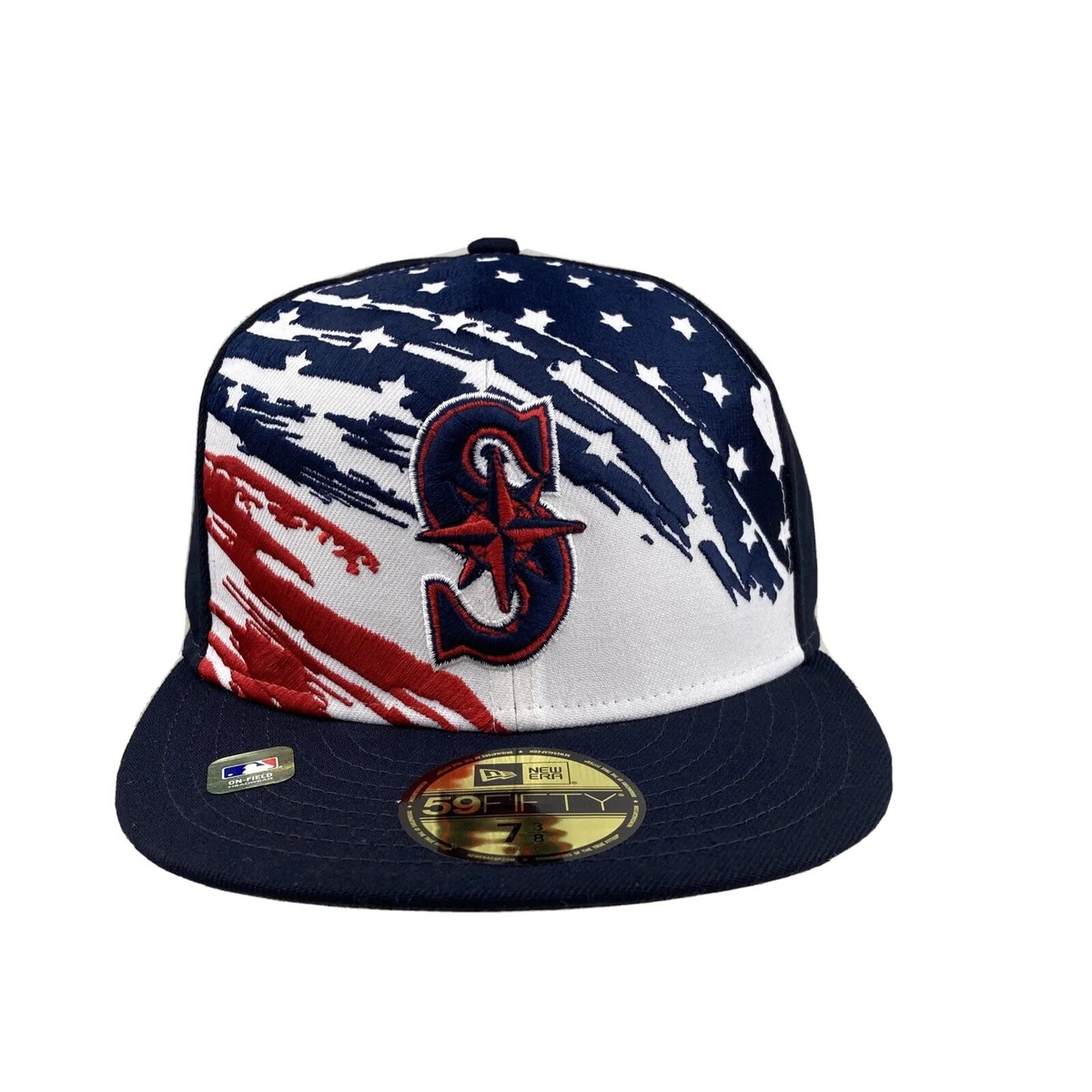 Seattle Mariners New Era 59fifty fitted Navy cap hat | eBay
