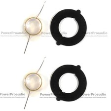 2pcs Diaphragm for JBL 2414 2414H ccar flat wire voice coil 2pcs black paper