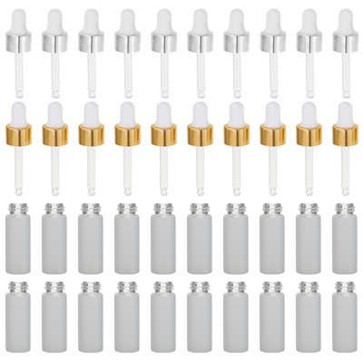  20 Pcs Tropfflasche Reisen Leichte Tropfenflaschen Gefrostete Vorratsflaschen