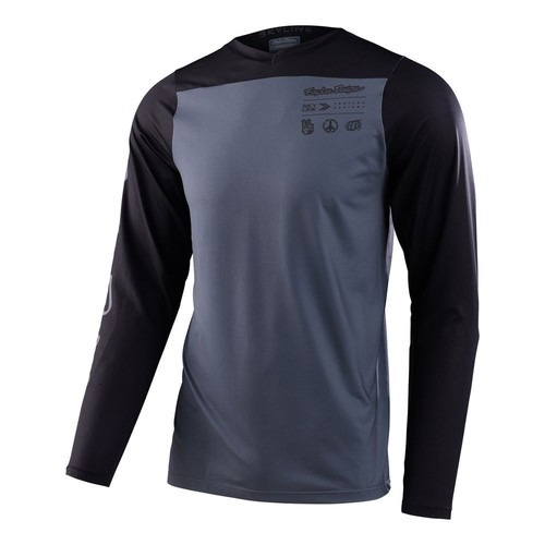 TLD MTB Jersey SKYLINE Lightweight With Long Sleeves Man Black XL - 341931005