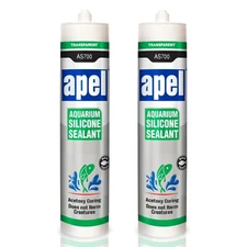 Aquarium 100% Silicone Sealant (10.4 fl oz)Non Toxic Safe for Fish