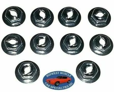 Ford Lincoln Mercury Trim Molding Clip Emblem Pal Thread Cutting Speed Nut 10p H