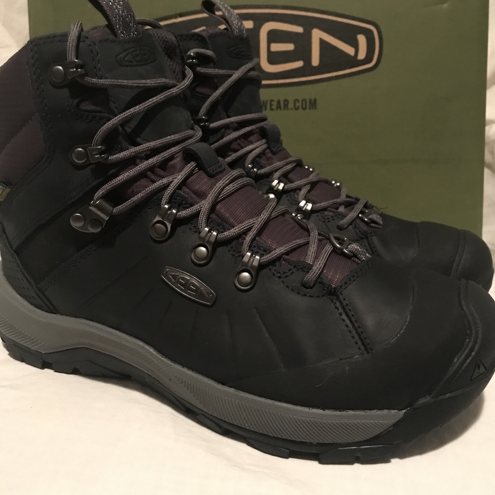 Stivali da neve impermeabili invernali polari NUOVI KEEN da uomo taglia 8 M Revel IV 4 1026600