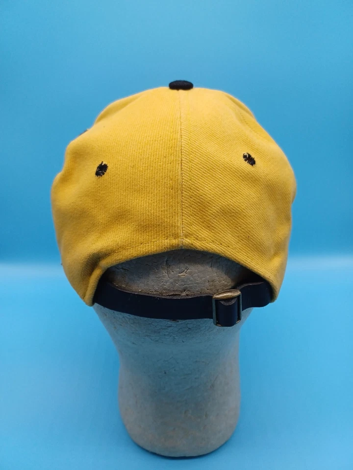 Sombrero De Colección Dewalt Racing Matt Kenseth Roush #17 NASCAR Cuero Negro Gamuza Amarillo Foto 3 de 4