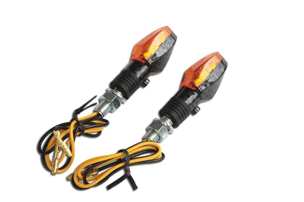 Frecce Moto Chaft Led Hecker Nero Fum&eacute; IN220