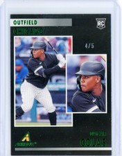 2023 Panini Chronicles Pinnacle OSCAR COLAS White SOX RC Green Parallel 4/5