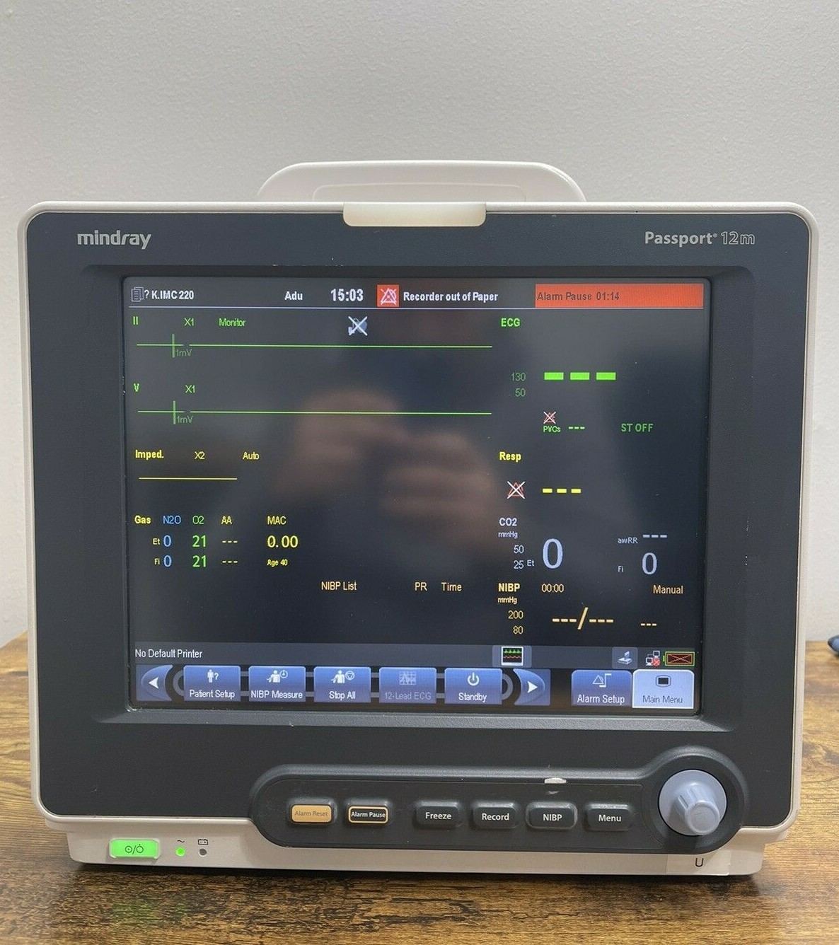 Mindray Passport 12m w/ Masimo MPM & AG Module ( 5 Agent ) - Patient ...