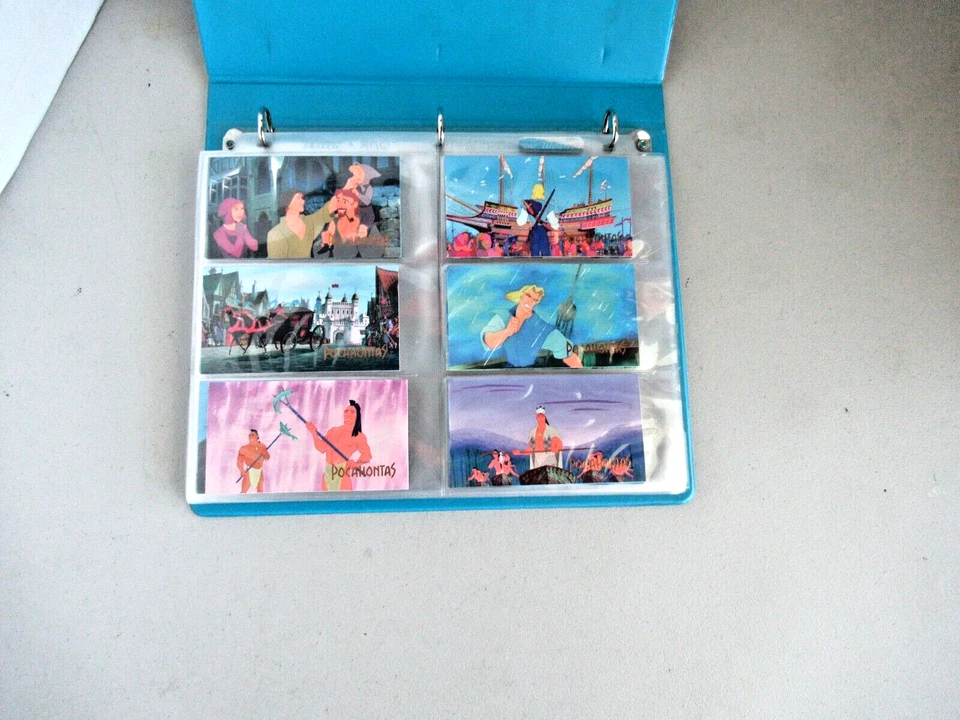 2 Disney Sets of Pocahontas Trading Cards 1-90 1-50 w Binder + Insert Chase Sets - Image 2 of 4