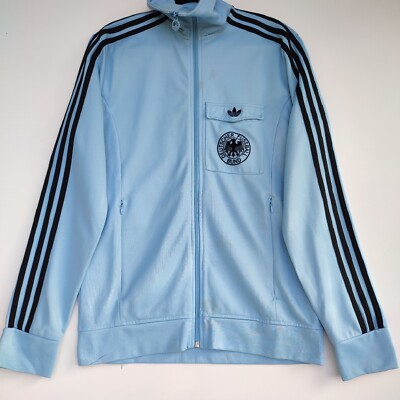 Adidas Originals Blue 1974 Germany Beckenbauer Tracksuit Top Jacket Men's  Medium UK