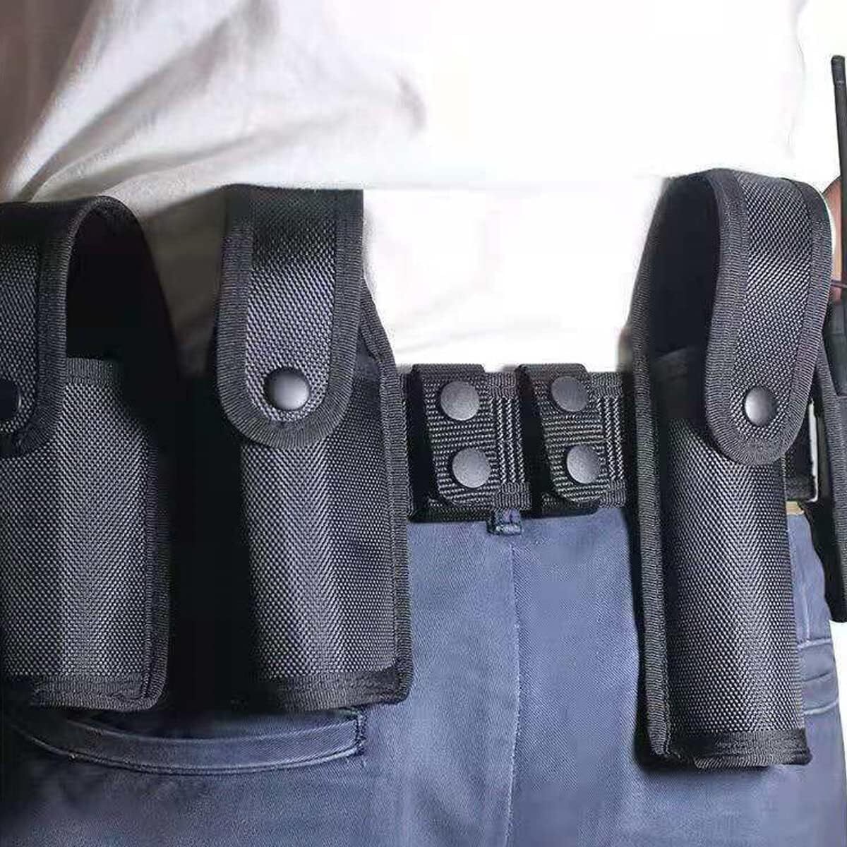 4× Tactical Duty Belt Keeper Security Tactical Belt Keepers with Double Snaps US