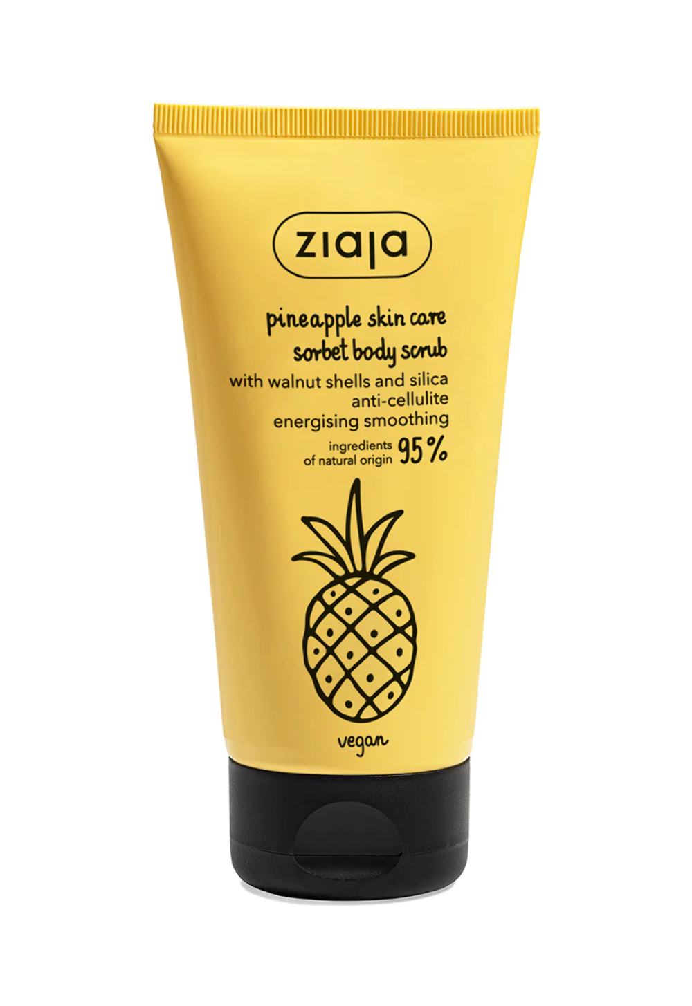 Ziaja Pineapple Sorbet Body Scrub 160ml in White - Image 2