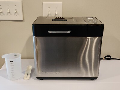 Breadman 2 lb Professional Bread Maker Stainless Steel BK1050S W/measure Cups