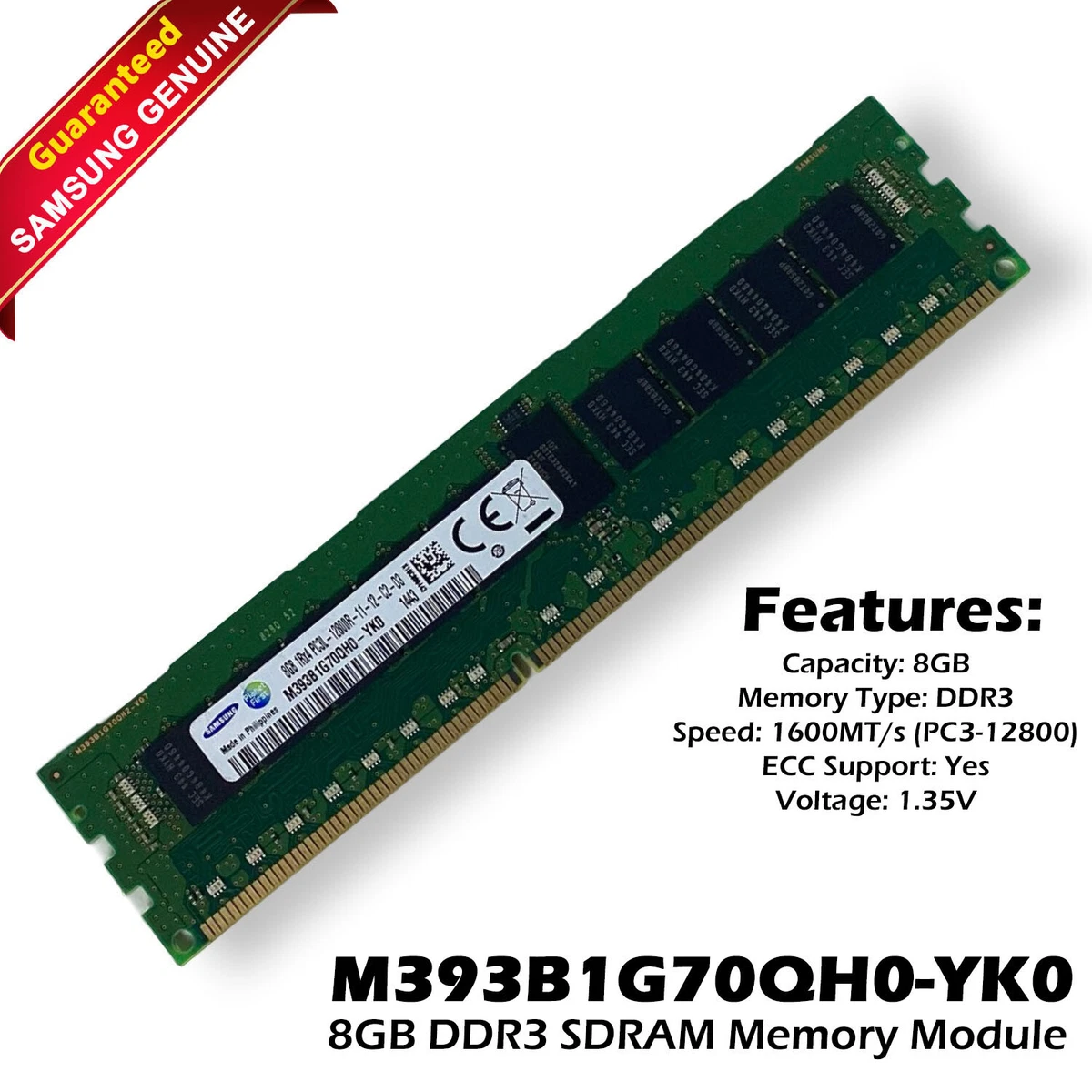 8GB ECC Registered Computer DDR3 RAM for sale | eBay