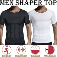 Shaper MenS Body Toning T-Shirt Ultra Durable T-Shirt Compression Underwear Tops