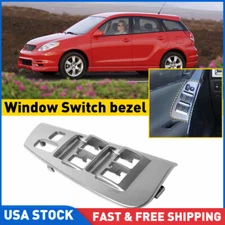 Door Panel Window Switch Control Bezel Cover Fits For Toyota Matrix Pontiac Vibe