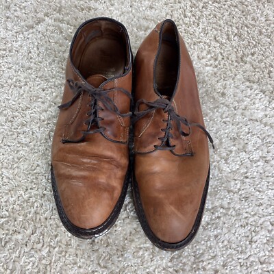 Allen Edmonds Mens size 9 Badlands Brown Leather Round Toe  display picture 1