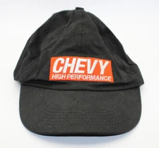 Chevy Hat Chevrolet High Performance Magazine Cap Adult Black Adjustable