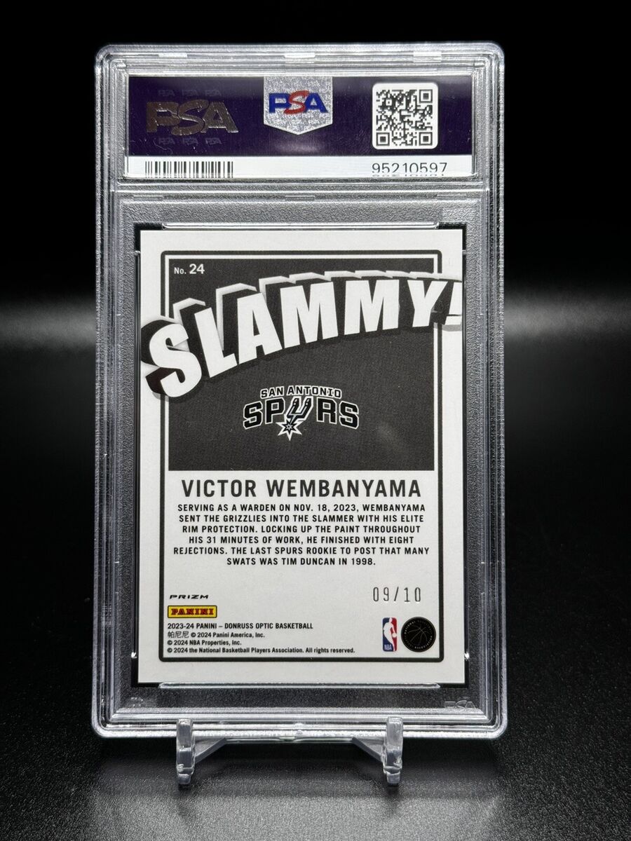 2023-24 Optic Victor Wembanyama RC SLAMMY SSP GOLD /10 Spurs 2023-24 Optic Victor Wembanyama RC SLAMMY SSP GOLD /10 Spurs