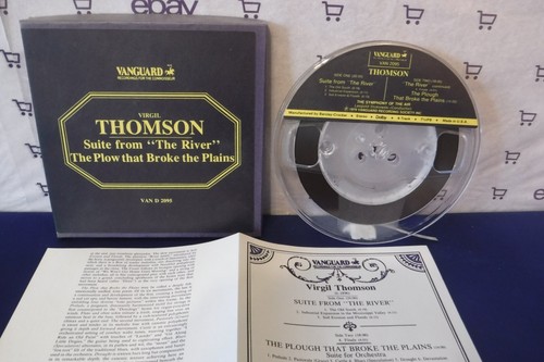 Virgil Thomson, Stokowski,Suite from The River, Vanguard VAN D 2095 Reel to Reel - 第 1/4 張圖片
