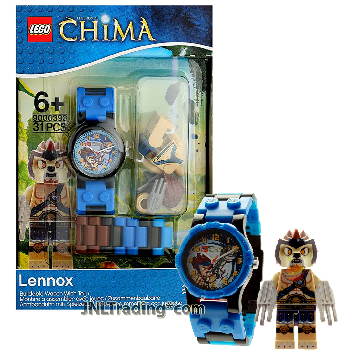 Year 2013 Lego Legends of Chima Series Watch with Minifigure 9000393 - LENNOX