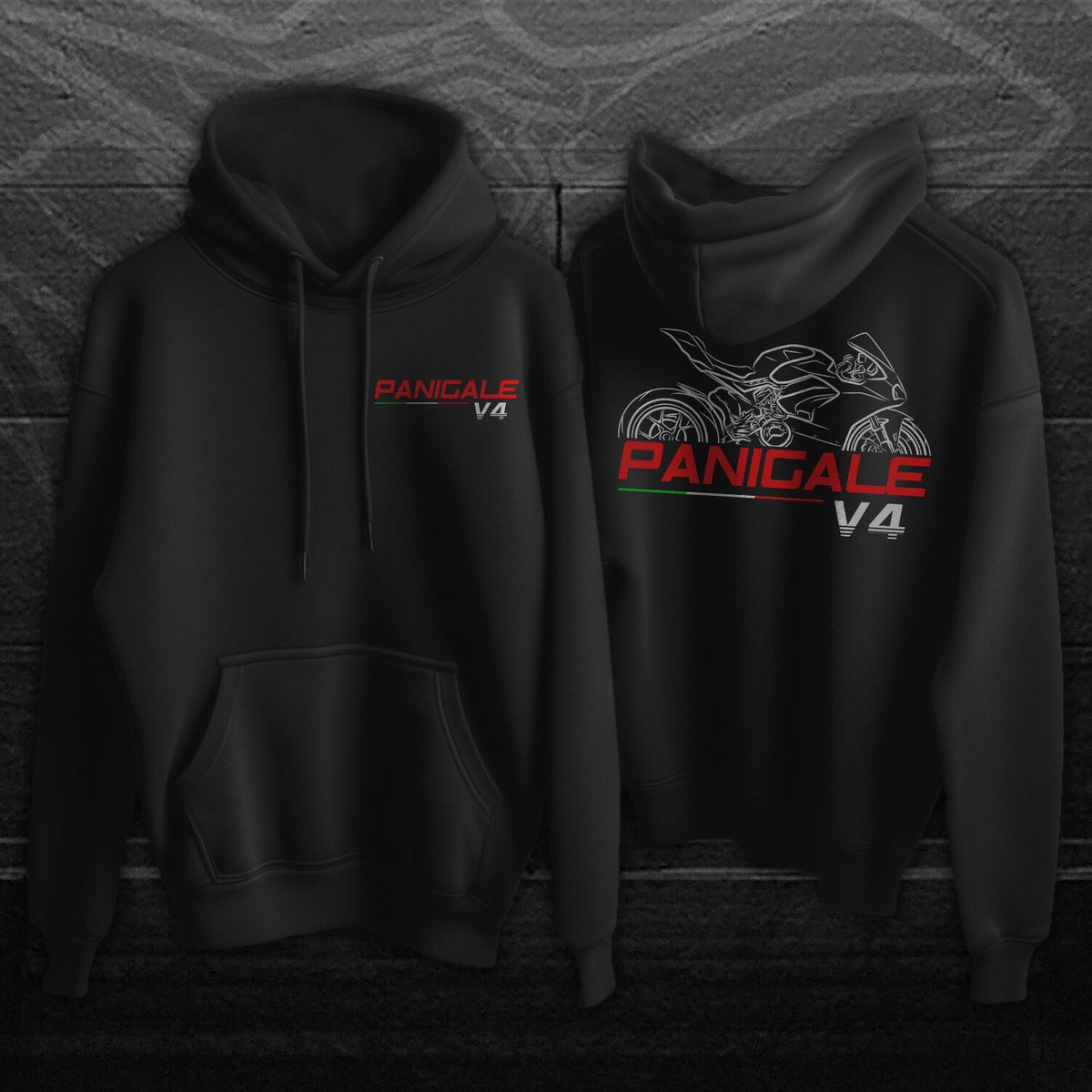 Ducati Panigale V4 - Motorcycle Hoodie Pullover for SportBike