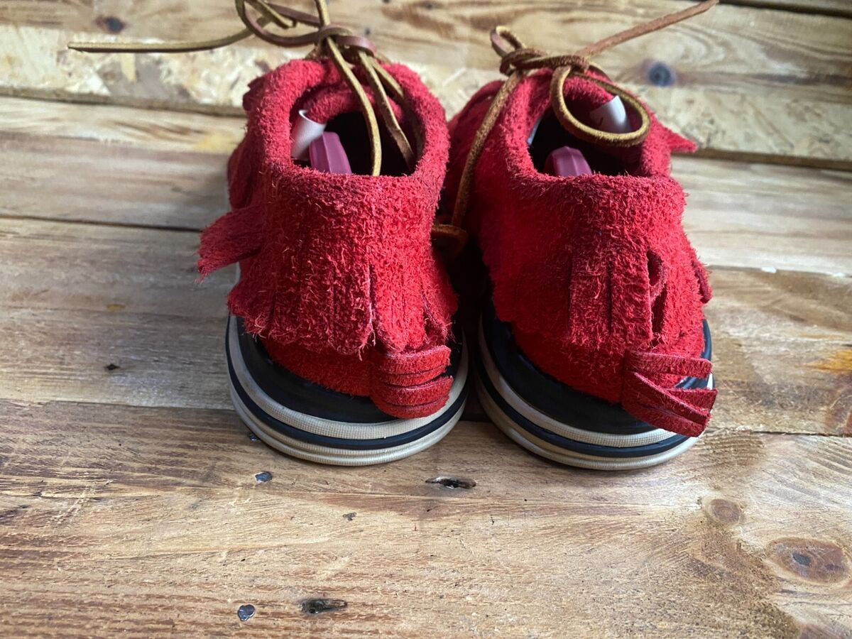 Visvim maliseet shaman folk red suede shoes US sz 10 eu 43 Visvim maliseet shaman folk red suede shoes US sz 10 eu 43