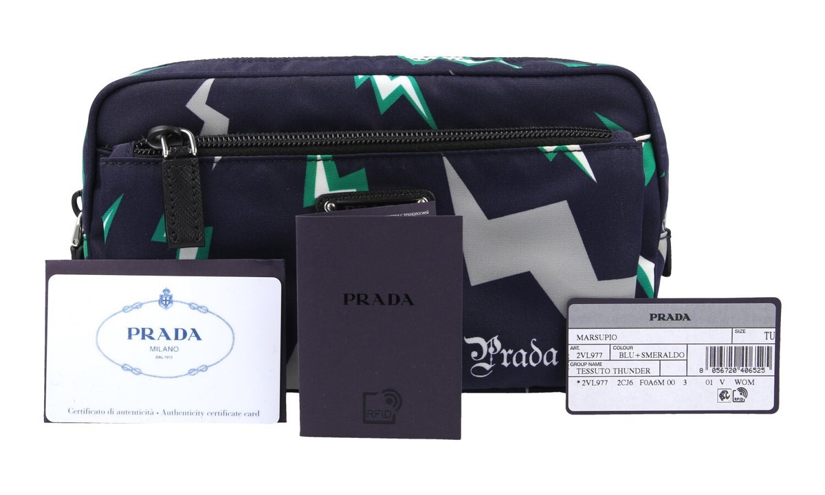 PRADA FRANKENSTEIN LIGHTNING BOLT LIMITED HIP BAG 2VL977 | eBay 