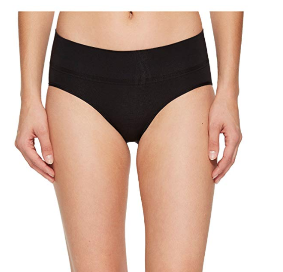 Jockey Natural Beauty Seamless Hipster Underwear Size 5 Black 9506 for